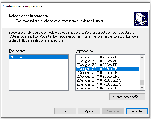 Como Instalar Impressora Zebra Atraves Do Setup Utillities Datio 7109